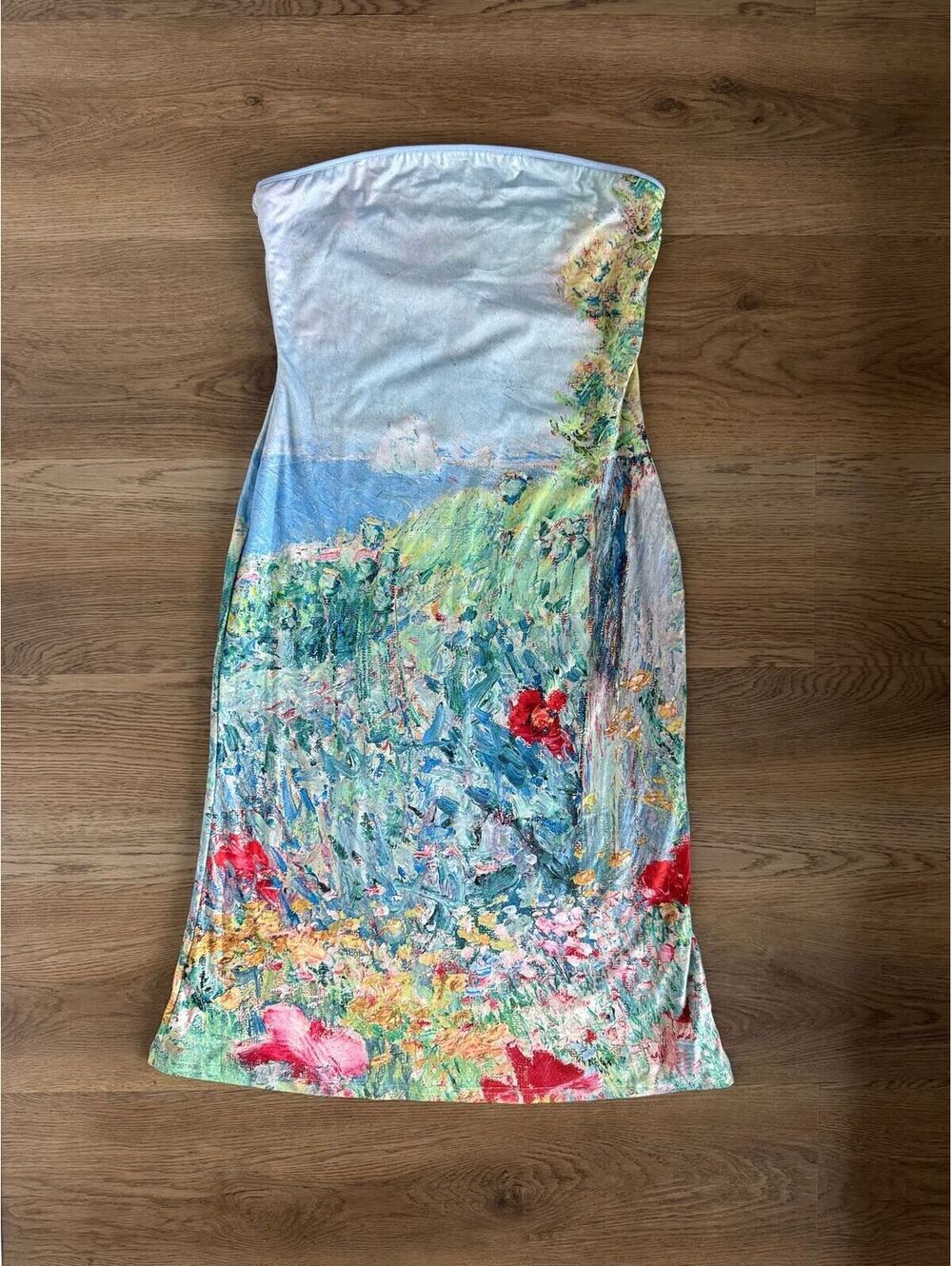 PEPPERMAYO NWT STRAPLESS MIDI DRESS - Picture 3 of 5